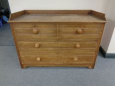 A Victorian four drawer chest