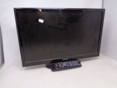 A Samsung 22" LCD TV with remote.