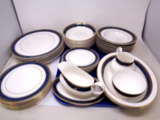 46 pieces of Royal Doulton Stanwyck dinnerware.