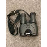 A pair of Canon Image Stabilizer 10x30 IS binoculars in carry bag CONDITION REPORT: