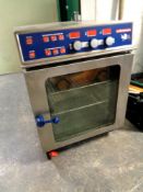 An Eloma commercial stainless steel oven.