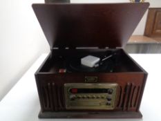 A vintage collection retro style music centre.
