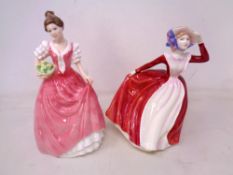 Two Royal Doulton figures, Miss K. HN3659 and The Peggy Davies collection Mary HN3903.