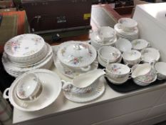 Approximately 80 pieces of Royal Doulton Arcadia bone china tea and dinnerware.