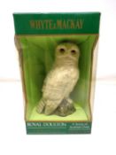 A Royal Doulton Whyte & Mackay Snowy Owl whisky decanter (in box).