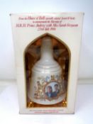 A Bell's whisky decanter commemorating the marriage of Prince Andrew and Sarah Ferguson (1986).