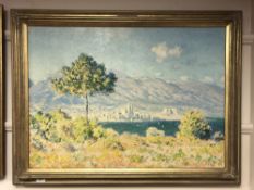 An Artagraph Edition on canvas : Mediterranean landscape,