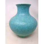 A Pilkington's Royal Lancastrian blue mottled vase (height 24cm).