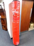 A Turner Sports hanging punch bag (height 180cm).