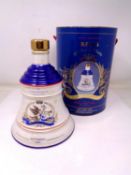 A Wade Bell's old scotch whisky decanter commemorating the birth of Princess Eugenie (1990),