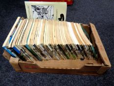 A box of a large quantity of Giles annuals.