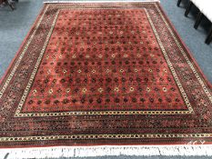A good quality machine-made Royal Keshan carpet,