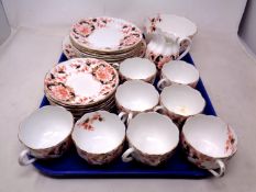 An antique Severn 27 piece tea china set.