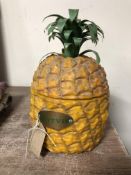 A 1970's novelty pineapple "Britvic" ice bucket.