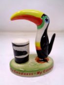 A Carlton ware My Goodness - My Guinness toucan ornament.