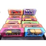 A tray of matchbox die cast classic cars.
