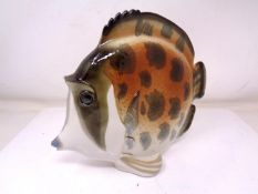 A USSR china figure of a fish (height 18cm).