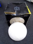A Habitat moon pendant light fitting in box.