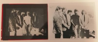 Vintage negative of the original 1960's line up of The Rolling Stones with Brian Jones.