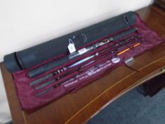 A four-piece Penn Powerstix Pro fishing rod in carry bag and tube.