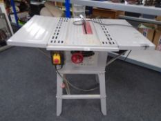 A Performance PTS1500 table saw.