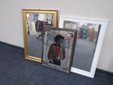 A Rebel Without A cause (1955) James Dean picture mirror, framed,