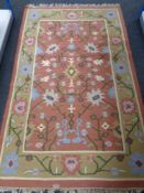 A floral rug,
