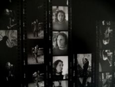 Contact sheet of Jim Morrison on the 28th March 1968 at Filmore East,