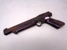 A Crosman Medalist II model 1300 .22 calibre air pistol.
