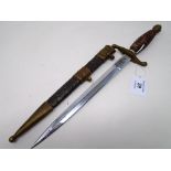 A scarce Royal Yugoslavian (Serbian) Army Officers dagger M1939,