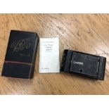 A Kodak Series III vest pocket folding camera with original instructions