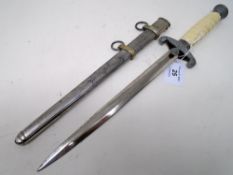 A copy of a German Third Reich Army dagger,
