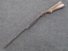 An early 20th century German air rifle.