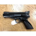 A Webley & Scott Tempest 22 calibre air pistol