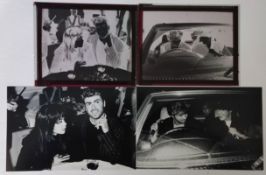 Vintage negatives of George Michael in the early 1980's.