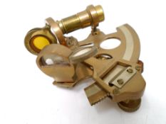 A small sextant by Stanley of London.