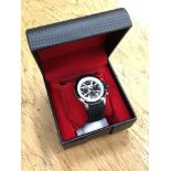 A gent's Velocitech stainless steel quartz chronograph wristwatch in box,