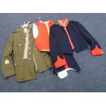 A 20th century British Army formal three piece suite together with further army tunic