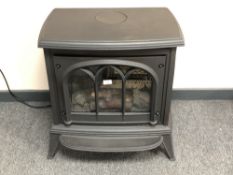 A Gazco Ashdon Cast Iron Electric Stove, Model No.