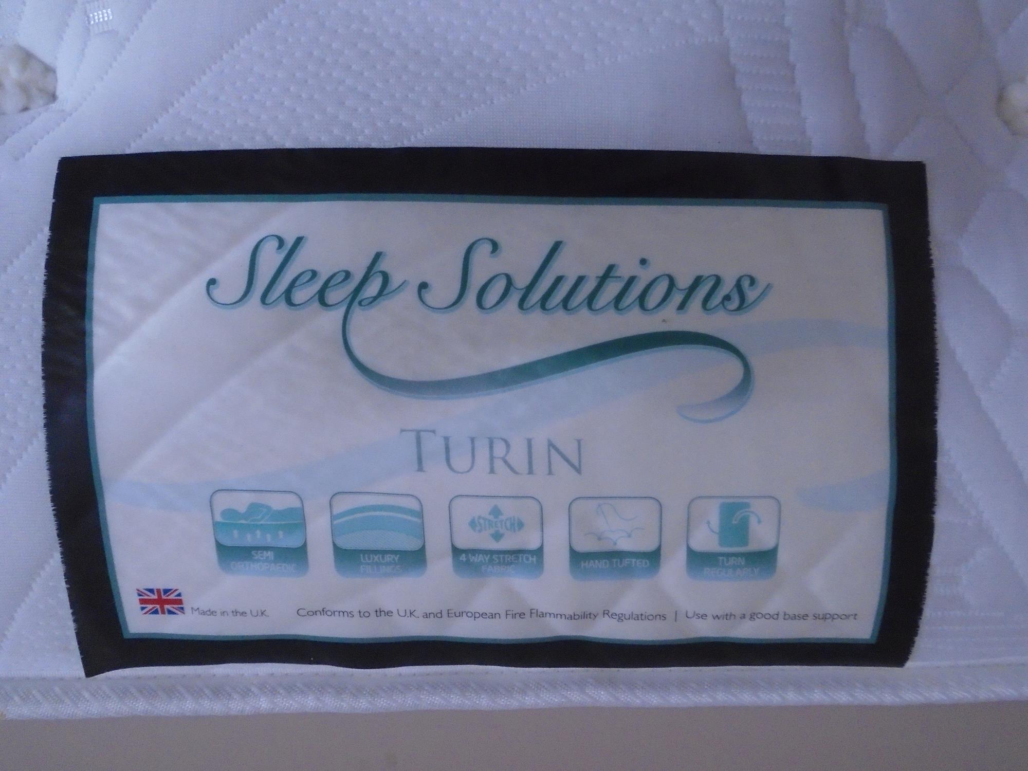 A 4' Sleep Solutions Turin mattress - Image 2 of 2