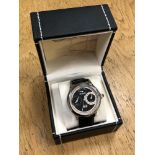 A gent's Ingersoll stainless steel automatic calendar wristwatch in box,
