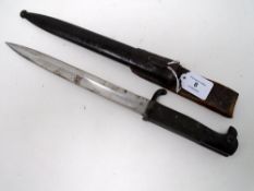 A German Third Reich K98 Mauser short bayonet, 9.