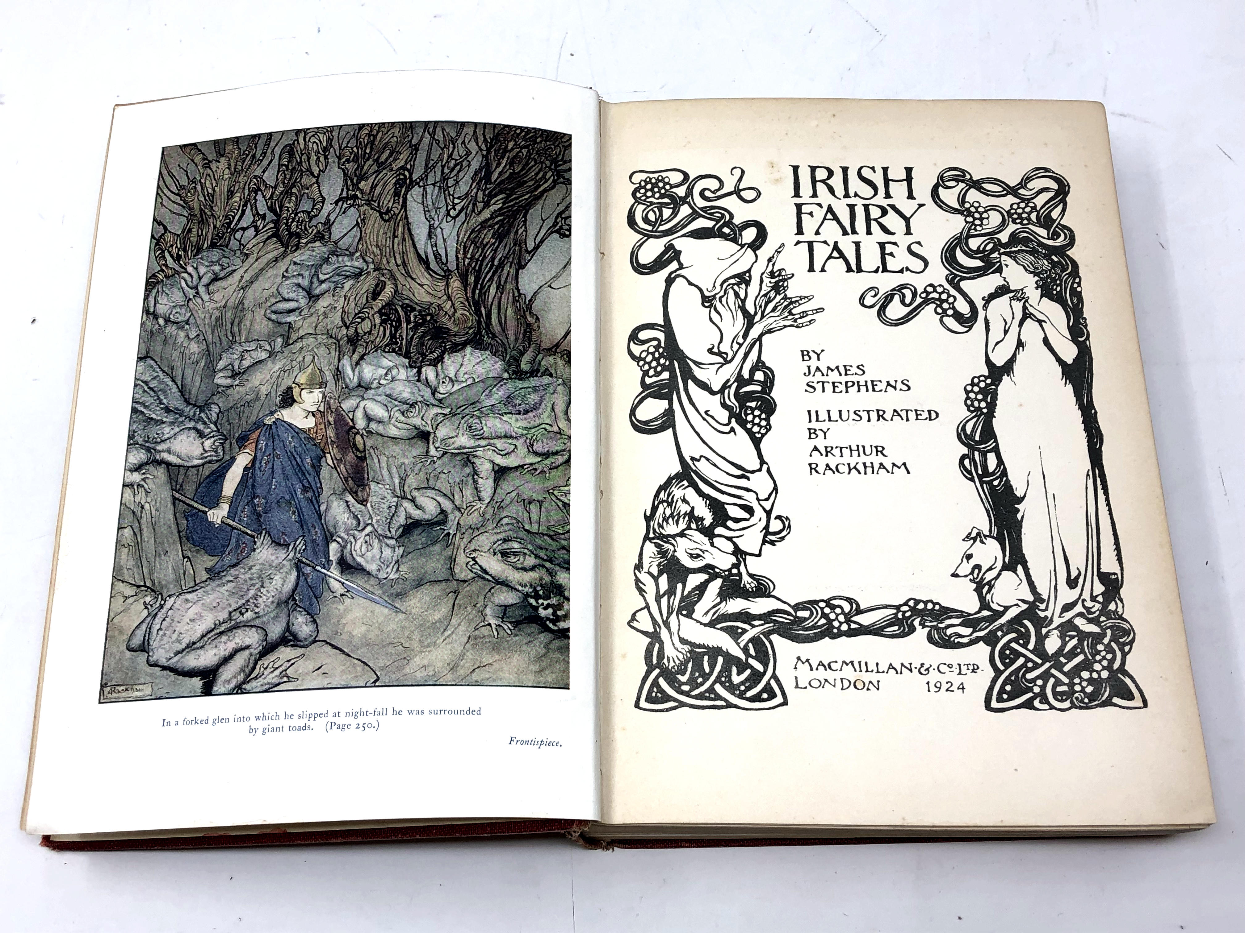 Arthur Rackham, 1867 - 1939 (Illustrator) : Irish Fairy Tales by James Stephens, a volume, - Image 2 of 2