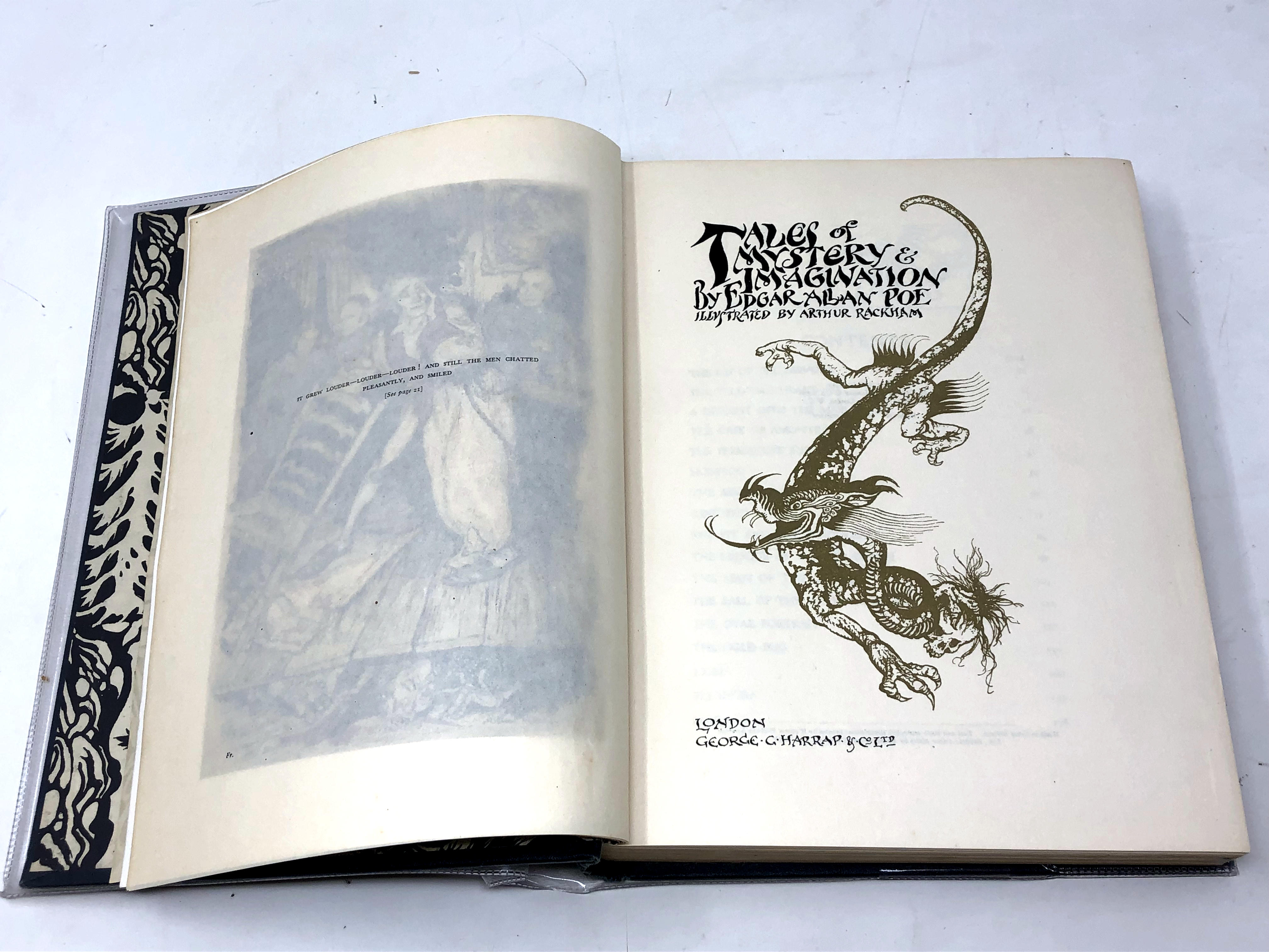 Arthur Rackham, 1867 - 1939 (Illustrator) : Poe's Tales of Mystery & Imagination by Edgar Allan Poe, - Image 2 of 2