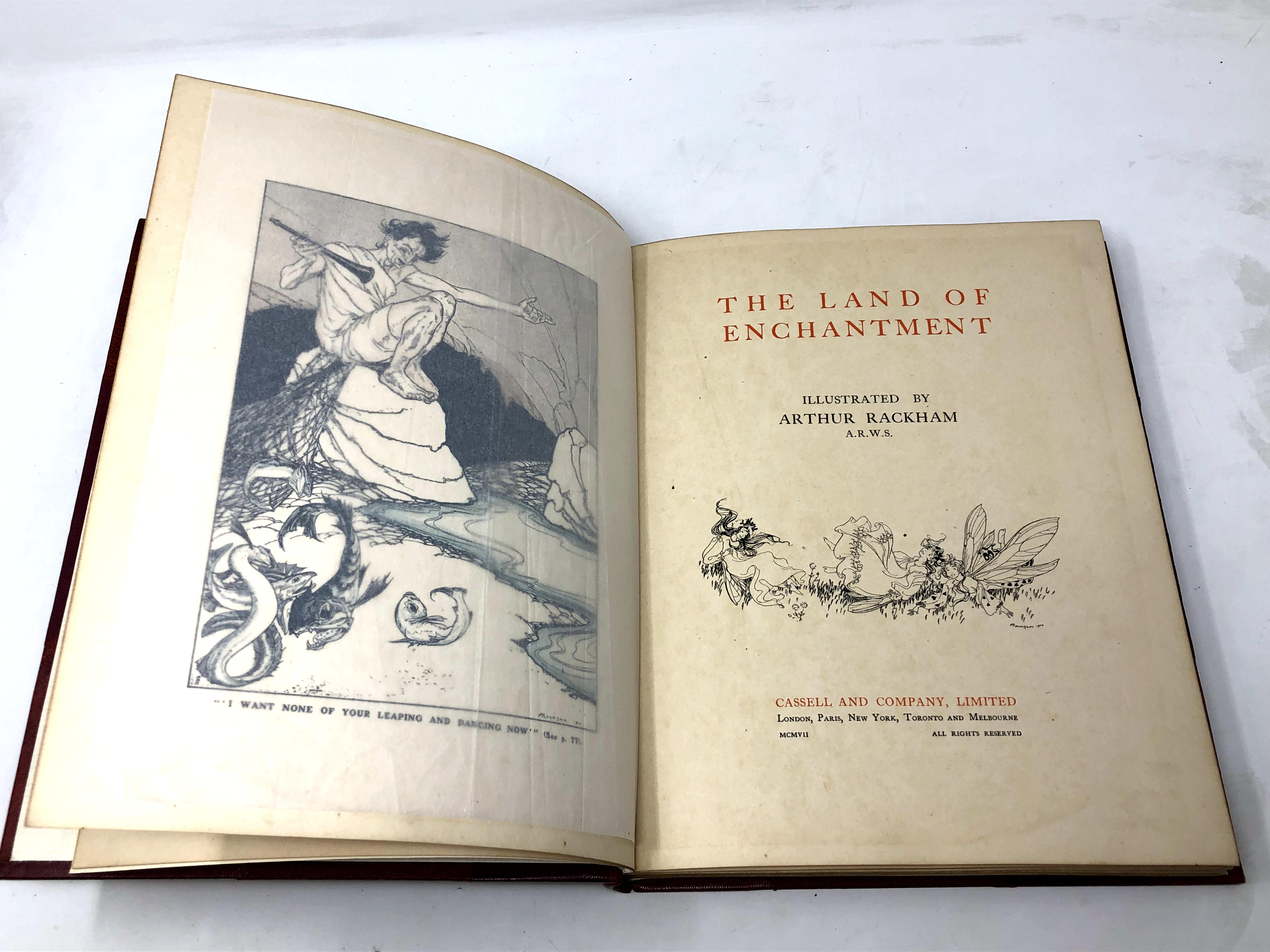 Arthur Rackham, 1867 - 1939 (Illustrator) : The Land of Enchantment, a volume, hardbound, - Image 2 of 2