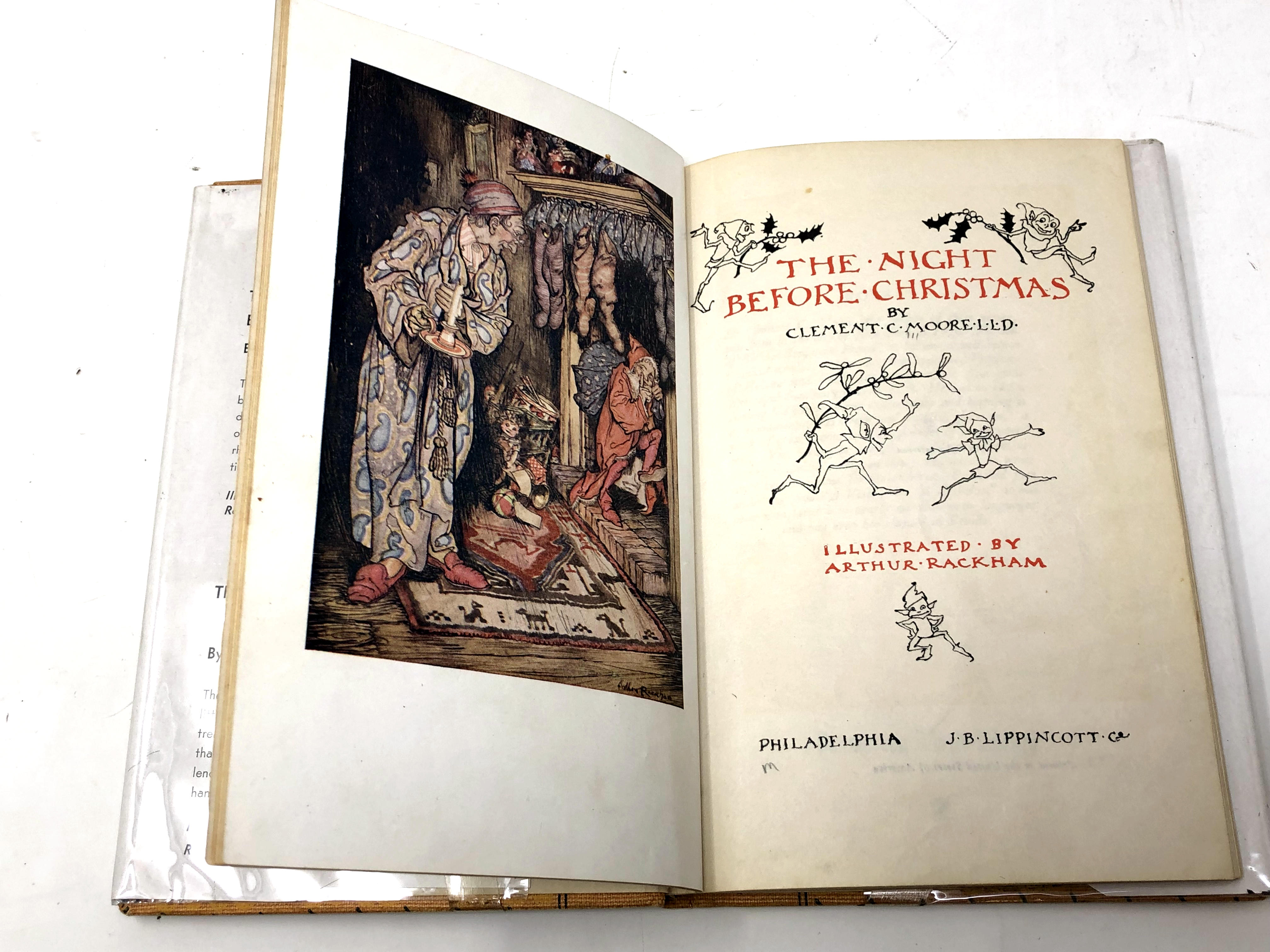 Arthur Rackham, 1867 - 1939 (Illustrator) : The Night Before Christmas by Clement C. - Image 2 of 2