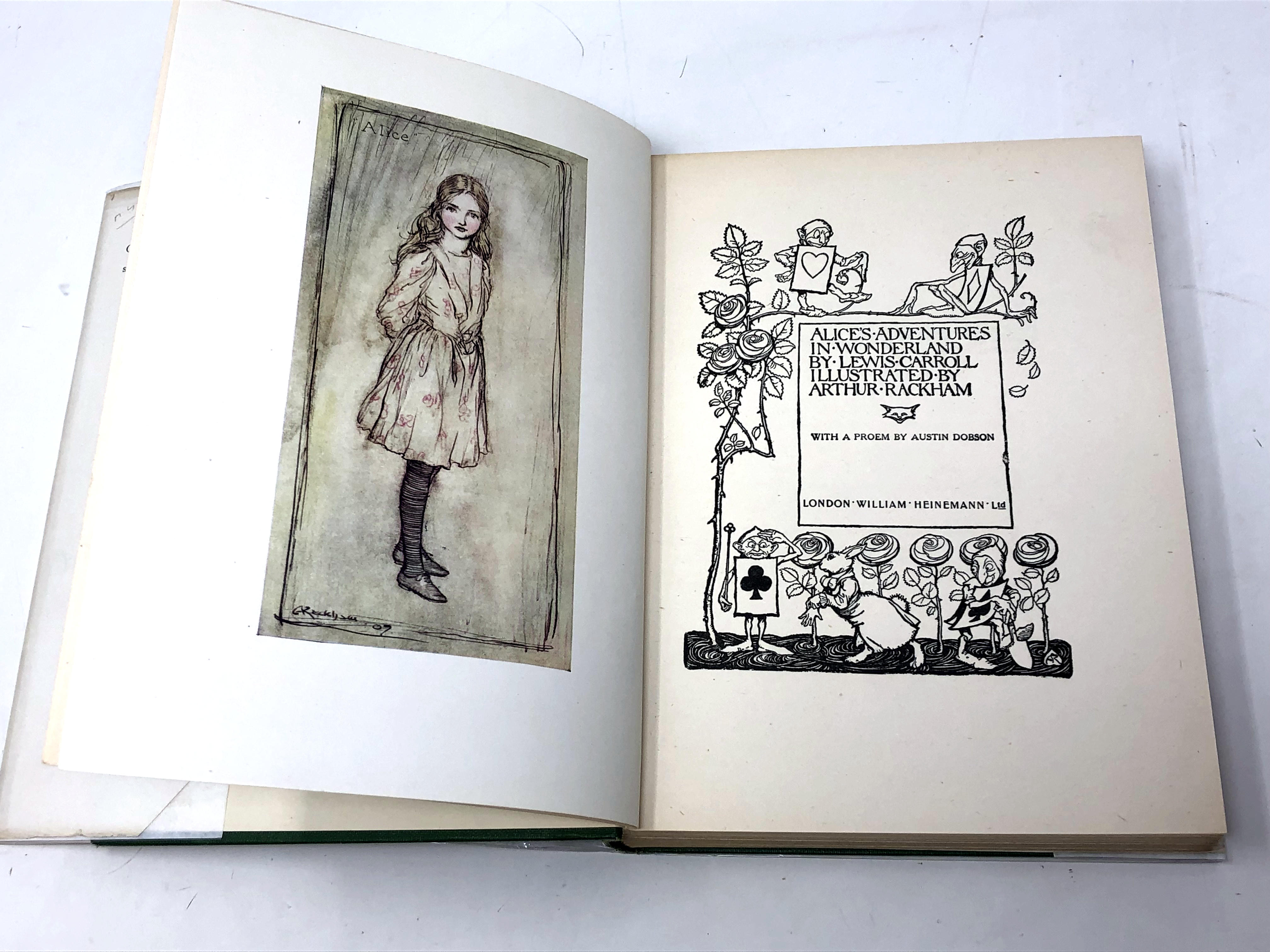 Arthur Rackham, 1867 - 1939 (Illustrator) : Alice's Adventures in Wonderland by Lewis Carroll, - Image 2 of 2