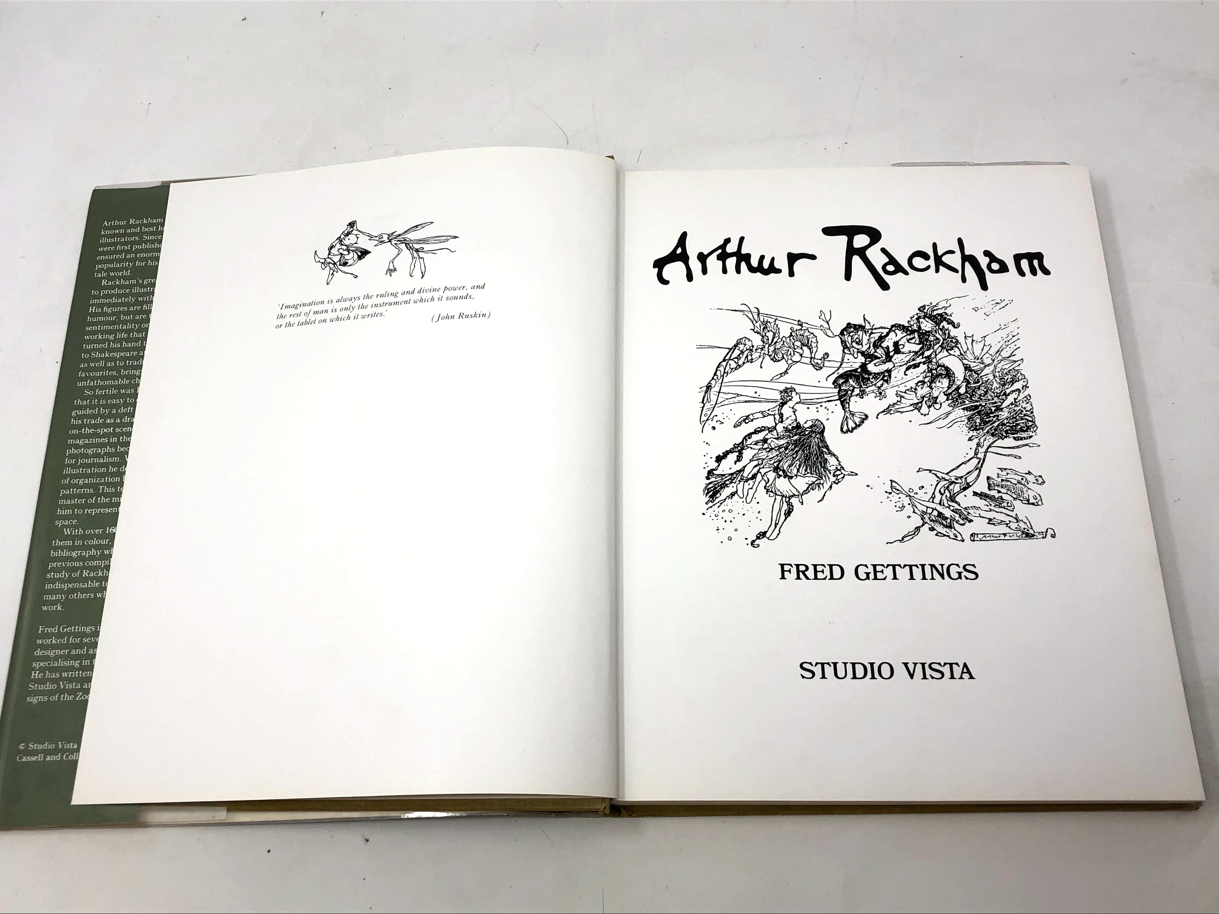 Arthur Rackham, 1867 - 1939 (Illustrator) : Arthur Rackham by Fred Gettings, a volume, hardbound, - Image 2 of 2