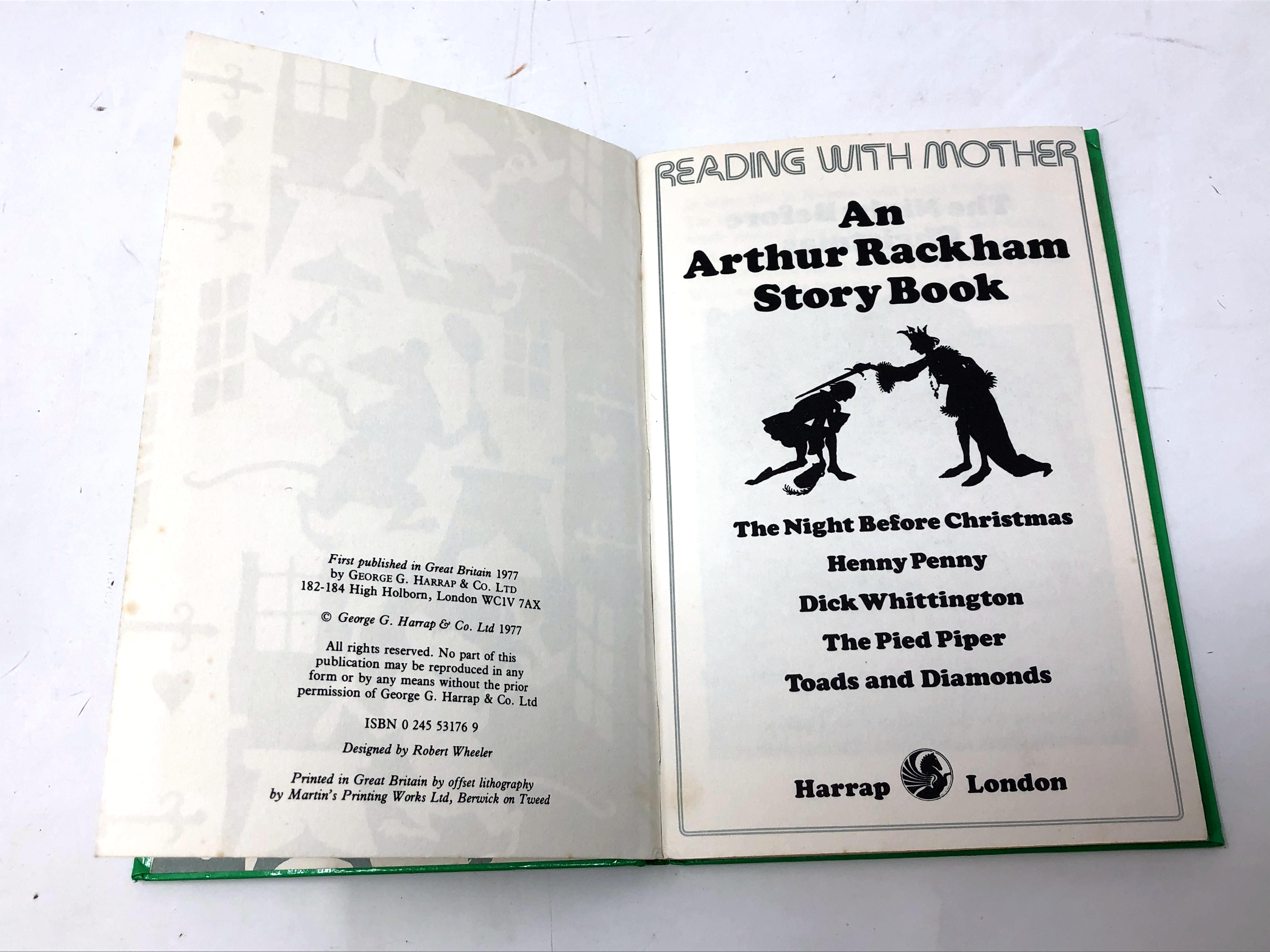 Arthur Rackham, 1867 - 1939 (Illustrator) : An Arthur Rackham Story Book - Reading with Mother, - Image 2 of 2