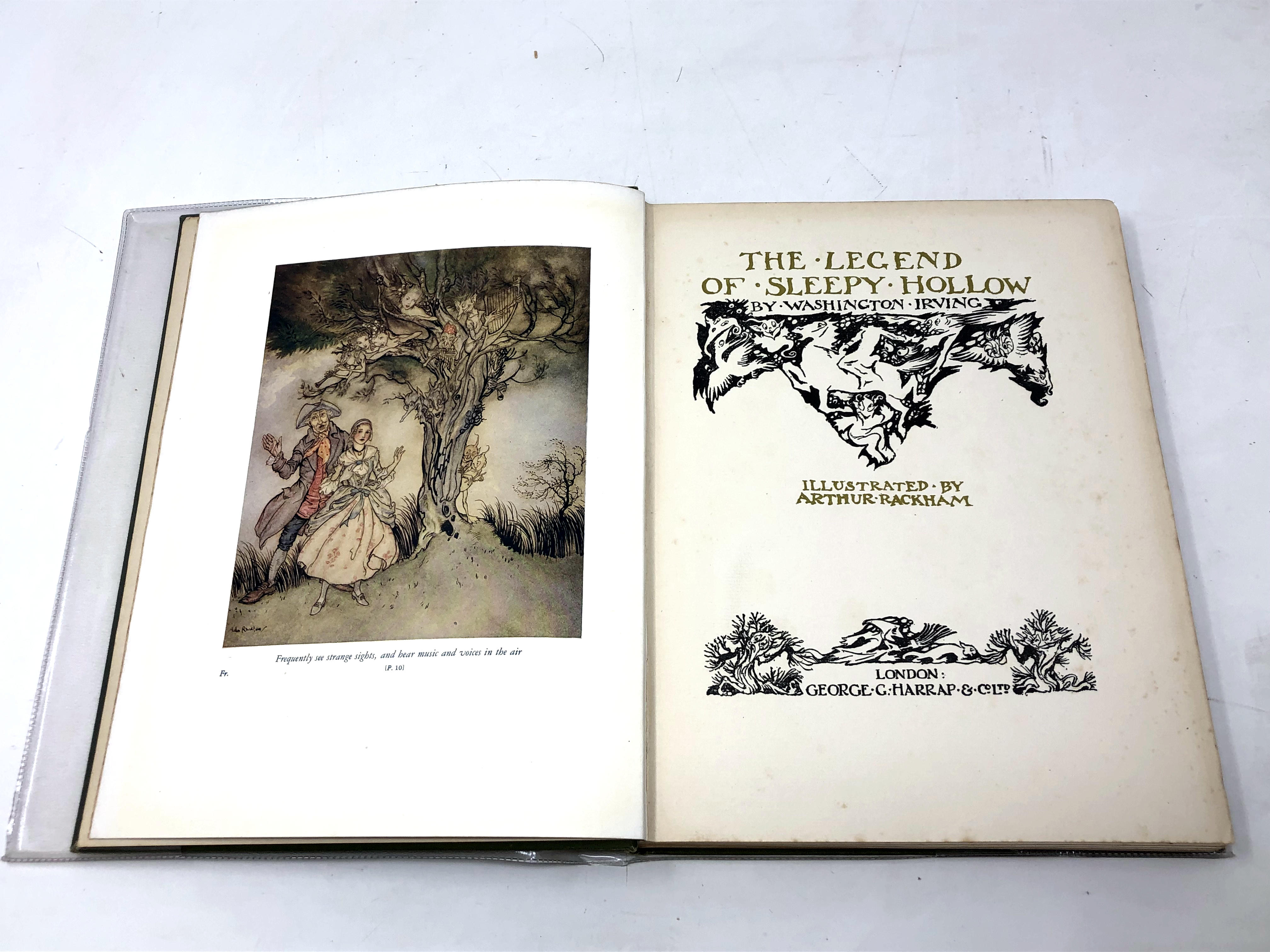Arthur Rackham, 1867 - 1939 (Illustrator) : The Legend of Sleepy Hollow by Washington Irving, - Image 2 of 2